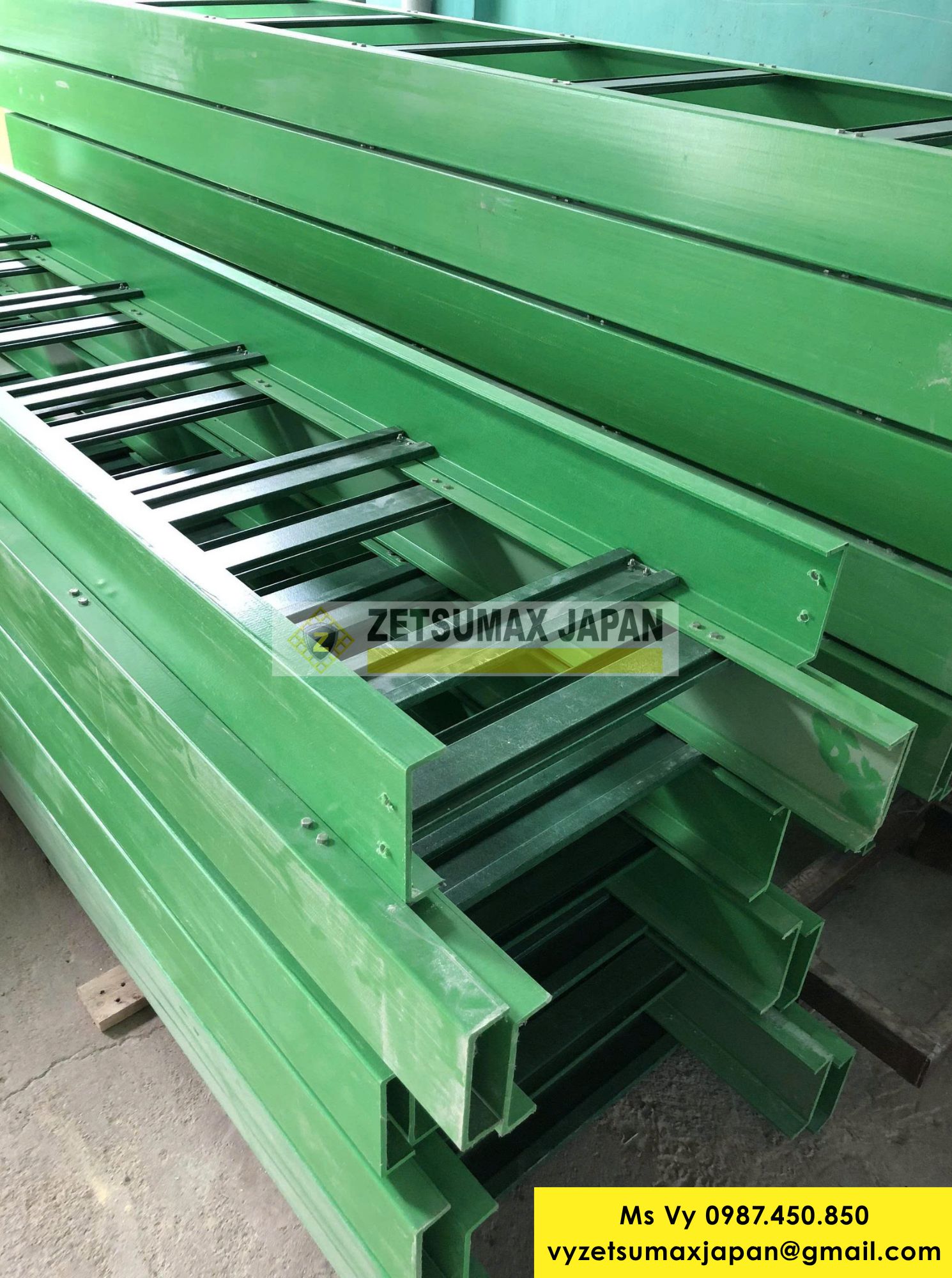 Thang cáp - Máng cáp cách điện FRP Composite